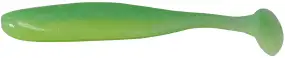 Силикон Keitech Easy Shiner 4" (7 шт/уп) ц:ea#11 lime chartreuseglow
