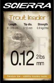 Леска Scierra Trout 9’ 2.7m 0.22mm 7lb