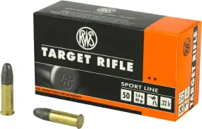 Патрон RUAG RWS Target Rifle кал. 22 LR пуля RN масса 2.6 г/40 гран