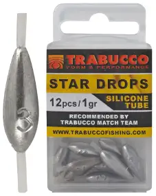 Грузило Trabucco Star Drops Silicone 1.5g (12шт/уп)