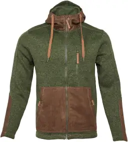Куртка Orbis Textil Herrenjacke Strick-Fleece 418001-56 L Зеленый