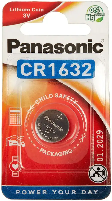Батарея Panasonic CR 1632 BLI 1 LITHIUM