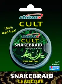 Лидкор Climax Cult Snake Braid 10m (silt) 40lb