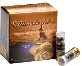 Патрон Sellier & Bellot BUCK SHOT кал. 12/70 картеч 7,62 мм наважка 32 г (без контейнера)