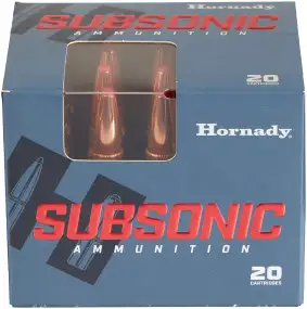Патрон Hornady Subsonic кал. 7.62x39 пуля Sub-X масса 255 гр (16.52 г)