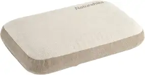 Подушка надувна Naturehike Memory Foam Square Pillow NH22ZT002 к:sand