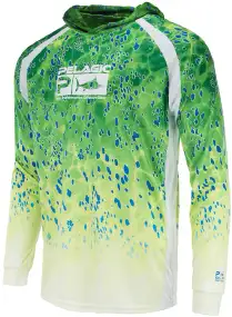 Реглан Pelagic Vaportek Hooded Fishing Shirt Dorado Green