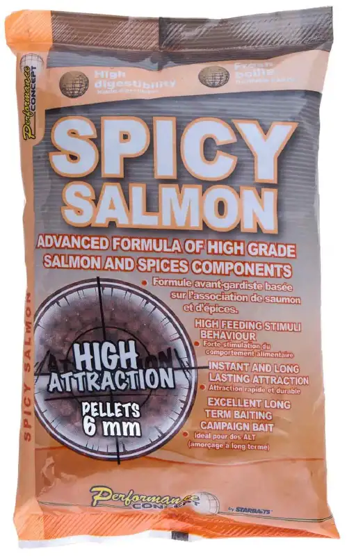 Пеллетс Starbaits Spicy Salmon 6mm 700g