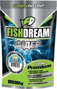 Прикормка Fish Dream Преміум ZIP Фідер Бесквіт-ваніль 1кг