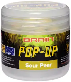 Бойлы Brain Pop-Up F1 Sour Pear (груша) 8mm 20g