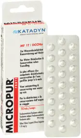 Таблетки для дезинфекции воды Katadyn Micropur Forte MF 1T/50 2x25шт