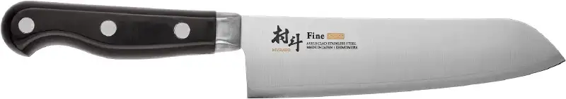 Нож кухонный Shimomura Fine Santoku. Длина клинка - 170 мм