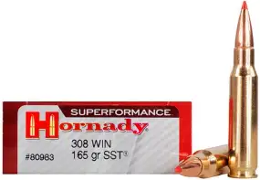 Патрон Hornady Superformance кал .308 Win пуля SST масса 165 гр (10.7 г)