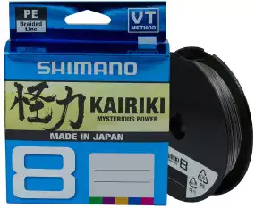 Шнур Shimano Kairiki 8 PE (Steel Gray) 150m 0.23mm 22.5kg