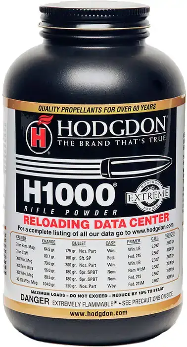 Порох Hodgdon H1000. Вес - 0,454 кг