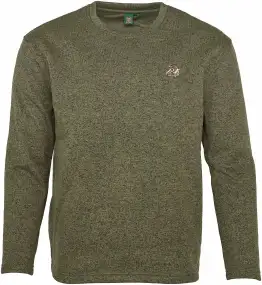 Пуловер Orbis Textil Herrenpullover Strick-Fleece M Оливковый
