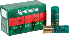 Патрон Remington Buckshot 12/70 картеч 11/0 (8,6 мм - 9 картечин) наважка - 33,5 г