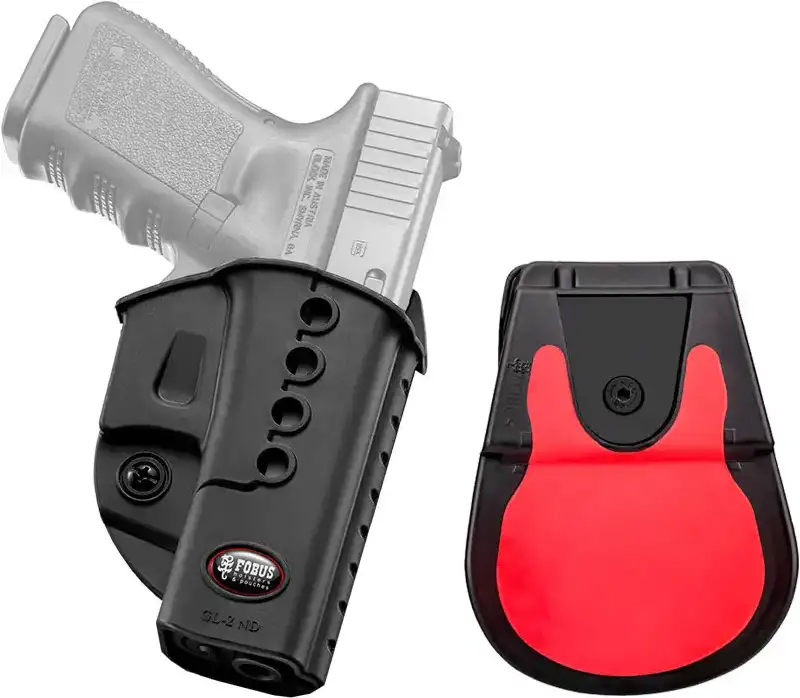 Кобура Fobus для Glock 17/19 поворотная с поясным фиксатором