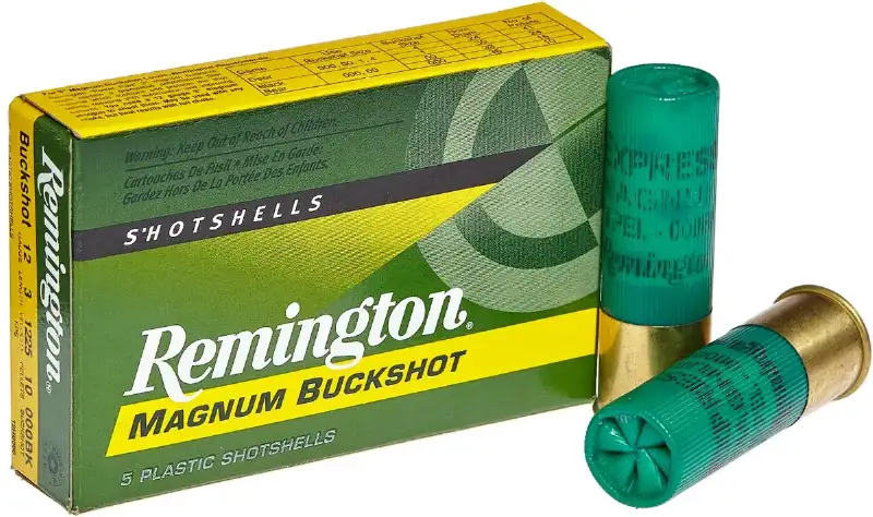 Патрон Remington Express Magnum Buckshot кал.12/76 картечь 000 (9,14 мм