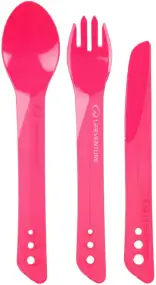 Набор столовых приборов Lifeventure Ellipse Cutlery Set Pink