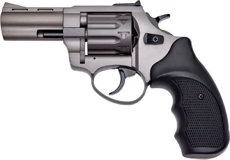 Револьвер флобера STALKER 3" Нікель. Матеріал рукояті - пластик