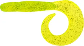 Силикон Fishing Drugs Snake Twist 2.5" #03 Chartreuse (8шт/уп)