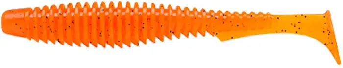 Силикон FishUP U-Shad 4" #049 - Orange Pumpkin/Black (8шт/уп)