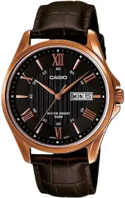 Годинник Casio MTP-1384L-1AVEF. Рожеве золото