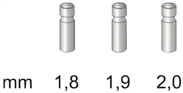 Втулка для резинки Stonfo 3 Metal Tip Guides 1.9mm