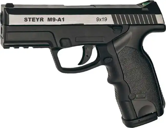 Пістолет пневматичний ASG Steyr M9-A1 Nickel BB кал. 4.5 мм