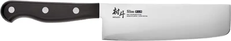 Нож кухонный Shimomura Slim Nakiri. Длина клинка - 170 мм