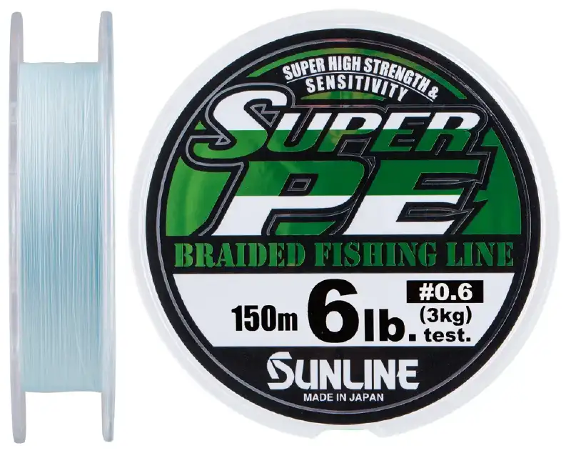 Шнур Sunline New Super PE 150м (голуб.) #0.6/0.128мм 6LB/3кг