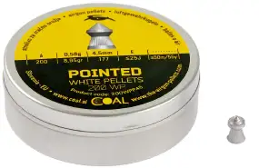 Пули пневматические Coal Pointed кал. 4.5 мм 0.58 г 200 шт/уп