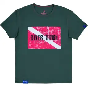 Футболка Klost Diver Down мужская ц:зеленый