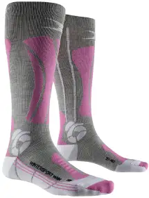 Шкарпетки X-Socks Apani® Socks Wintersports Women 41-42 Black/Grey/Magnolia