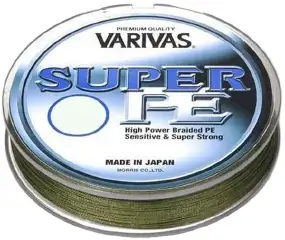 Шнур Varivas Super PE 270m (зелений) 0.11mm 5kg