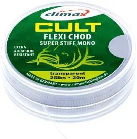 Повідковий матеріал Climax Cult Flexi Chod 20м (clear) 0.60мм 35lb