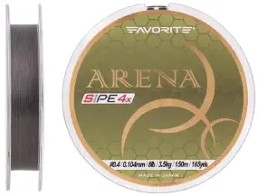 Шнур Favorite Arena PE 150м (silver gray) #0.4/0.104 mm 8lb/3.5 kg
