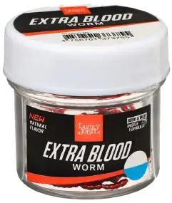 Силікон Lucky John Extra Blood Worm L (200шт/уп)