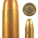  4,25-мм патрон Lilliput (справа) в сравнении с патроном 9х19