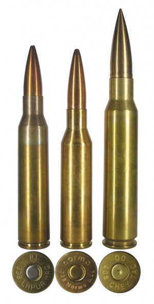 Снайперские патроны: .338 Lapua Magnum, .338 Norma Magnum и .408 CheyTac
