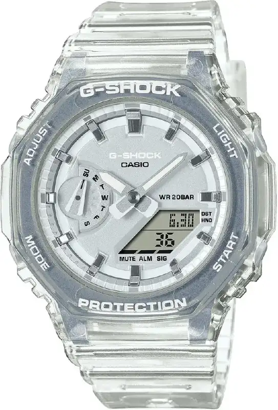 Годинник Casio GMA-S2100SK-7AER G-Shock. Прозорий