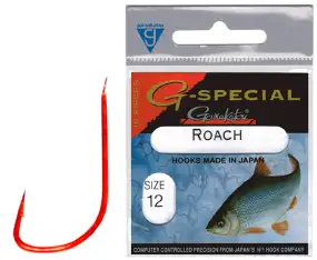 Крючок Gamakatsu G-Special Roach №20 (10шт/уп) ц:red