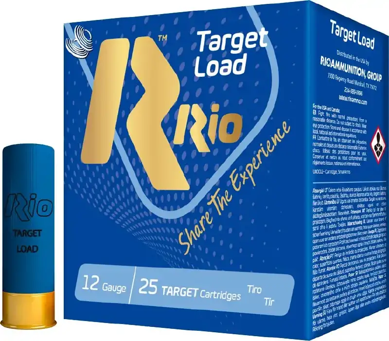 Патрон RIO  Target Load-24 NEW кал. 12/70 дробь № 7.5 (2,4 мм) навеска 24 г