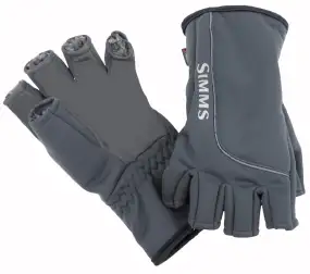 Перчатки Simms Guide Windbloc Half Finger Glove Raven