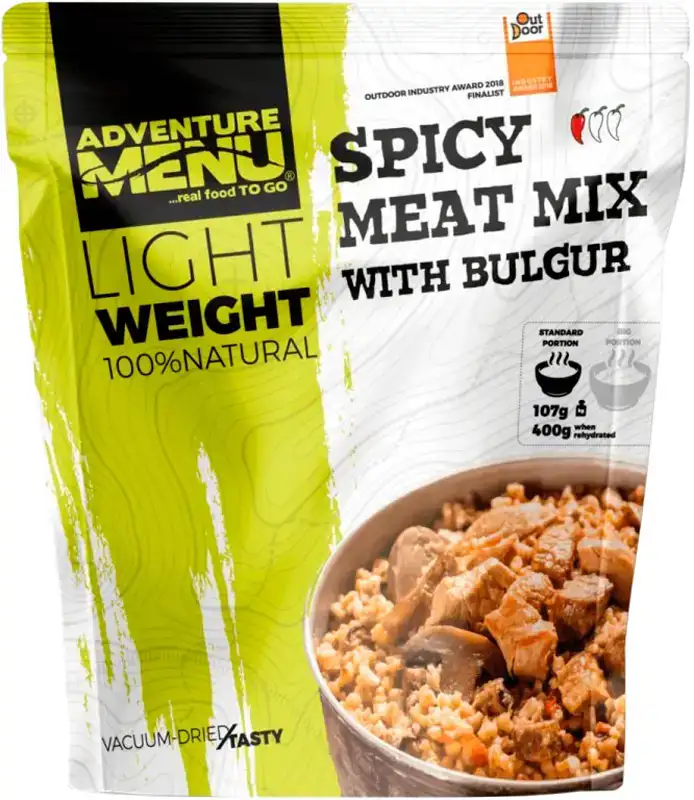 Сублимат Adventure Menu Spicy meat mix with bulgur пряная мясная смесь с булгуром 107 г