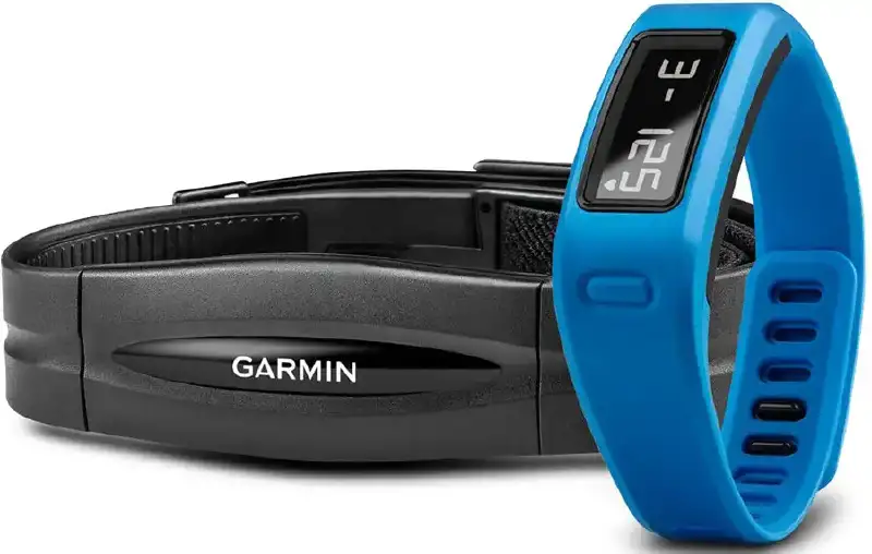 Фітнес браслет Garmin Vivofit HRM Bundle Blue з кардиодатчиком ц:синій