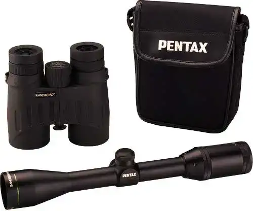 Комплект Pentax Gameseeker Essential Optics Outfit (прицел Gameseeker II 4-12х40 + бинокль 10х42 DCF)