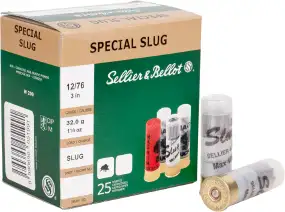 Патрон Sellier & Bellot SPECIAL SLUG MAGNUM кал. 12/76 пуля 32 г