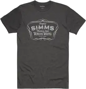 Футболка Simms Montana Style T-Shirt XXL Charcoal